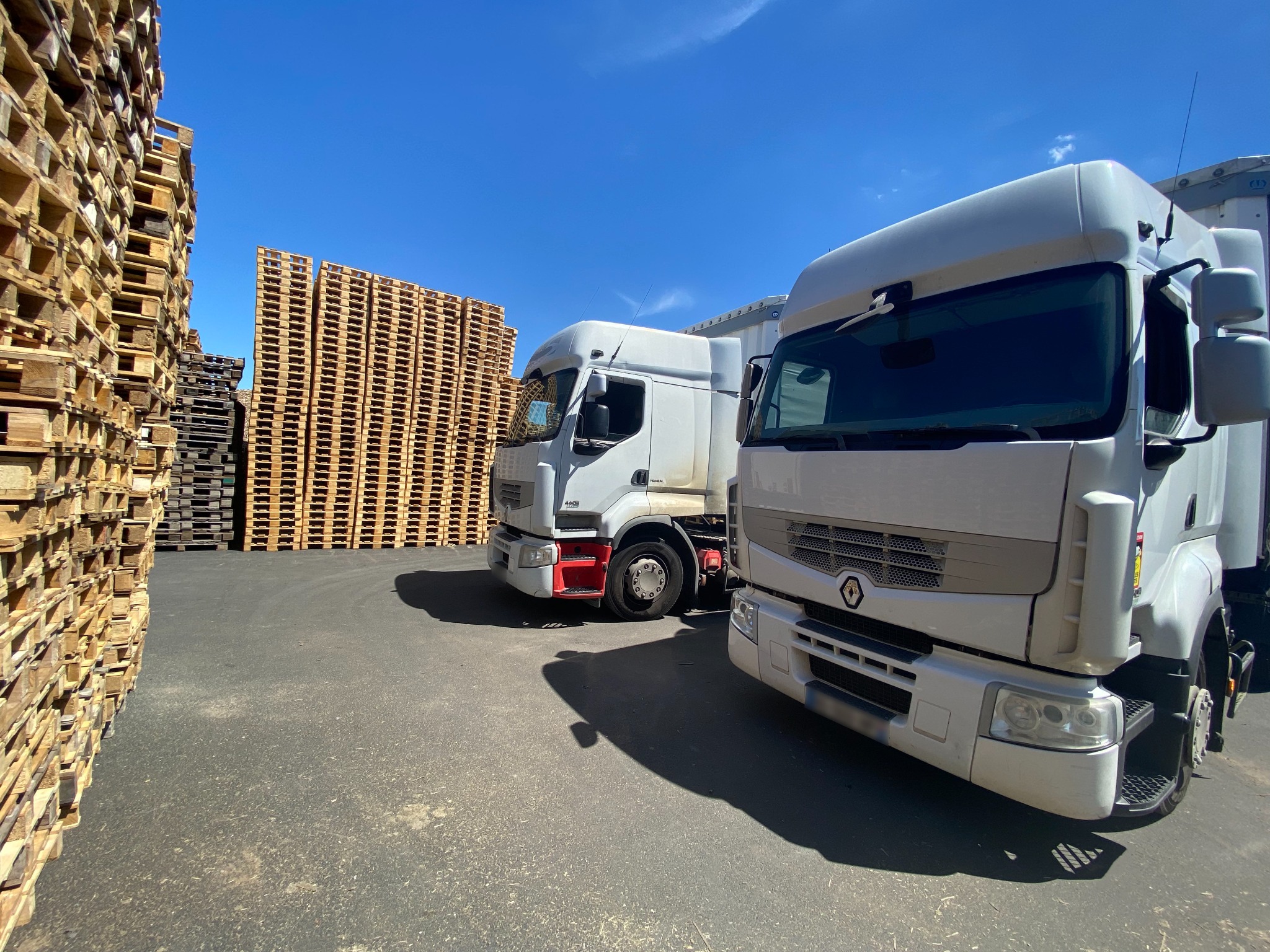 Livraison de palettes